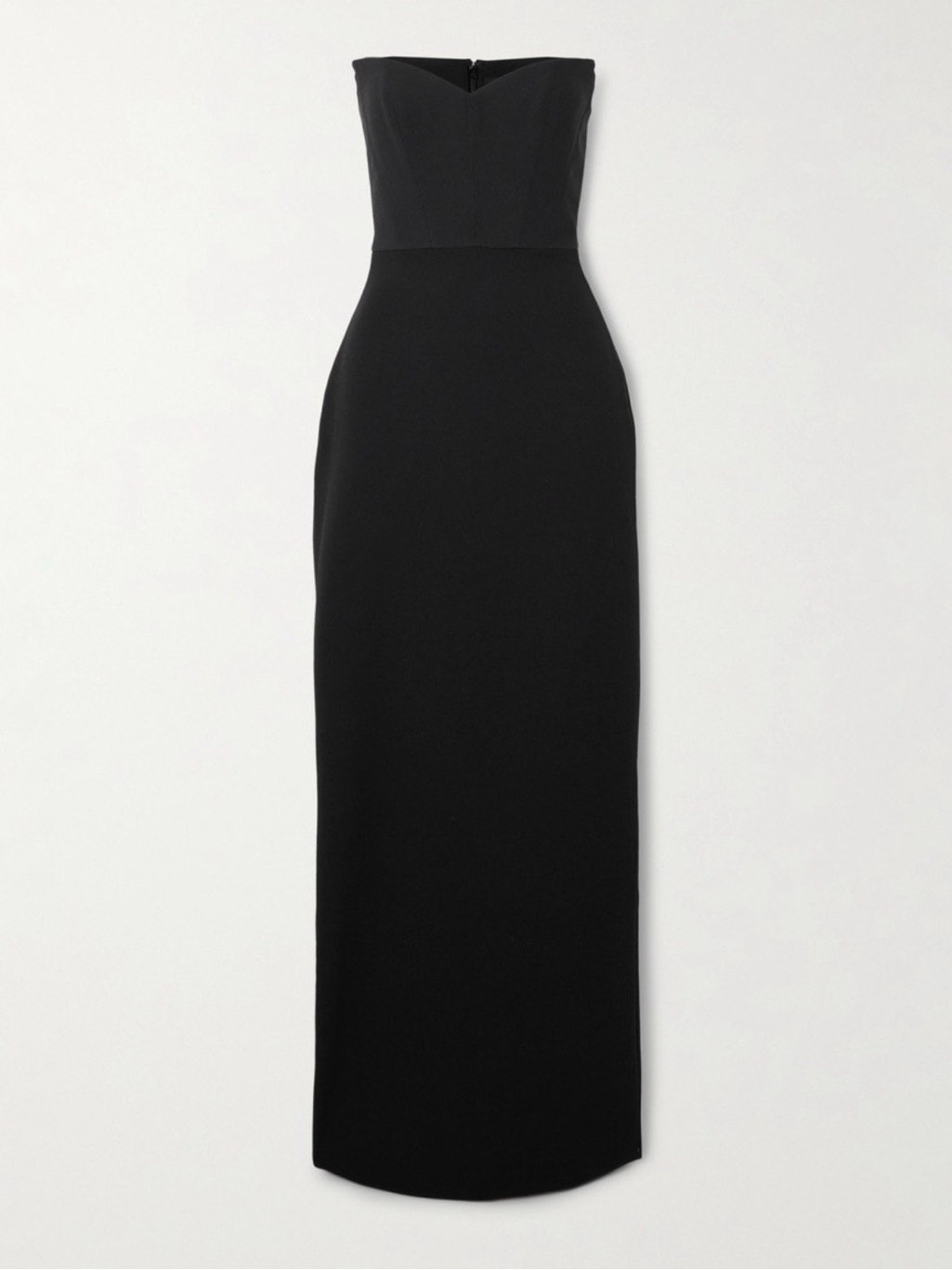Solace London Malla Strapless Crepe Gown